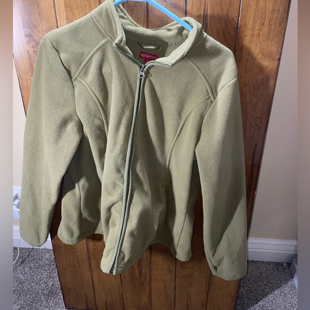 Merona green soft women’s jacket